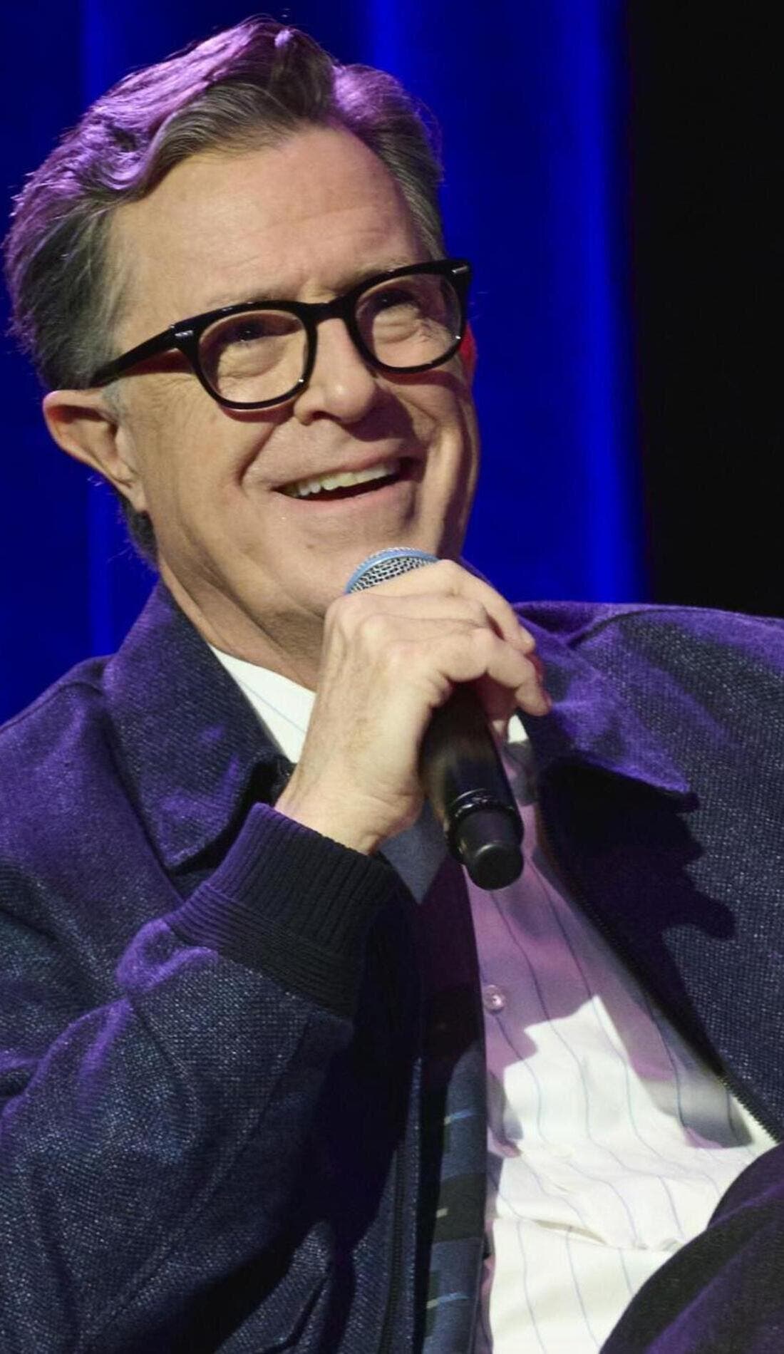 Stephen Colbert promotional image for upcoming events and ticket sales