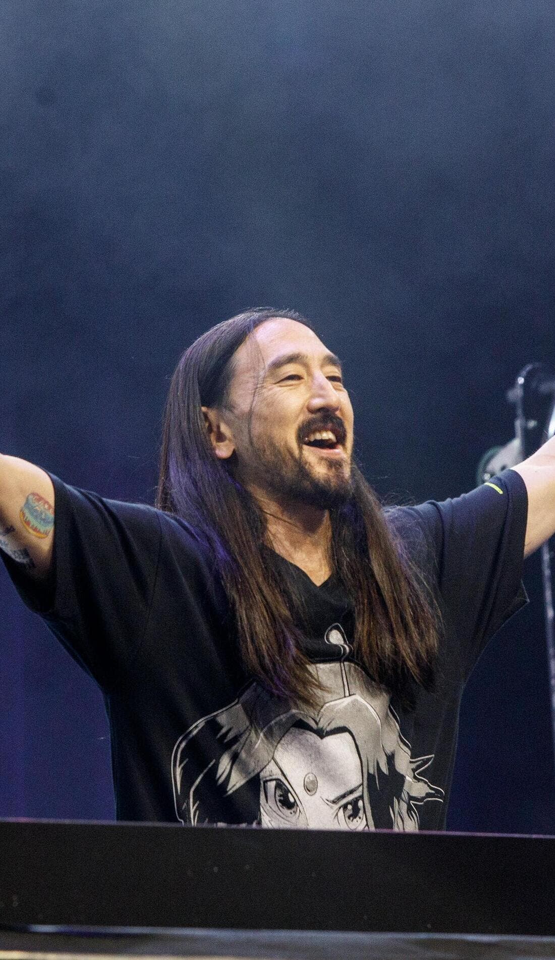 Steve Aoki promotional image for upcoming events and ticket sales in Los Angeles