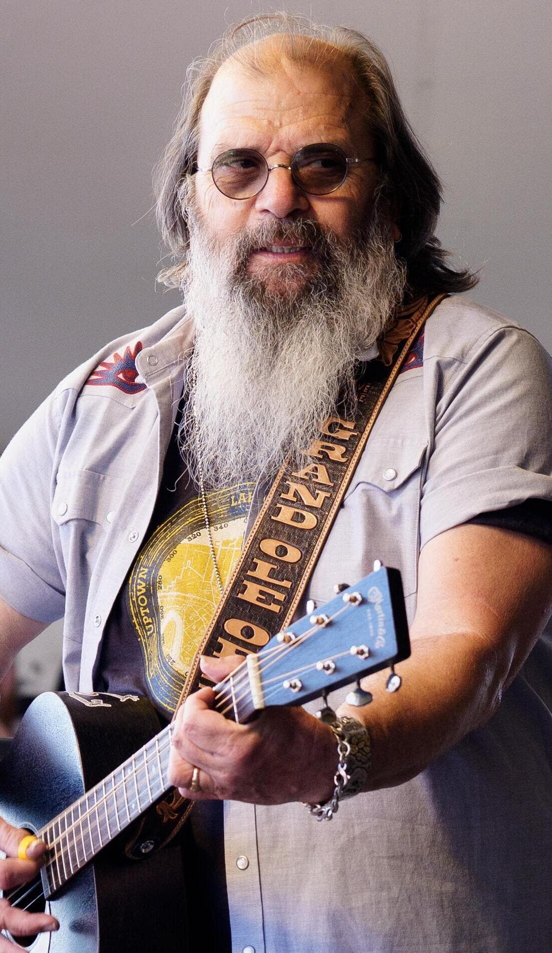 Steve Earle promotional image for upcoming events and ticket sales