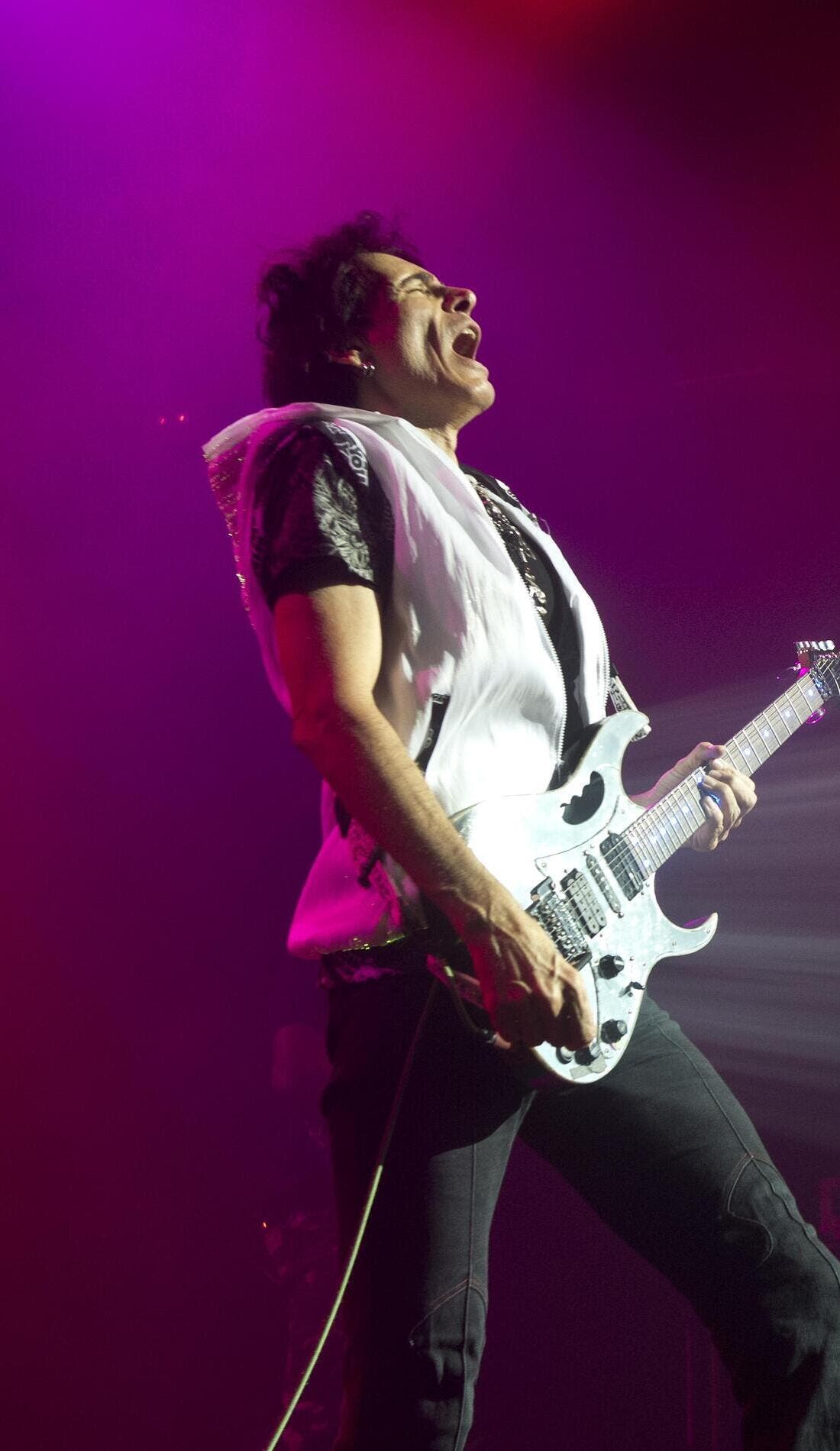 Steve Vai promotional image for upcoming events and ticket sales