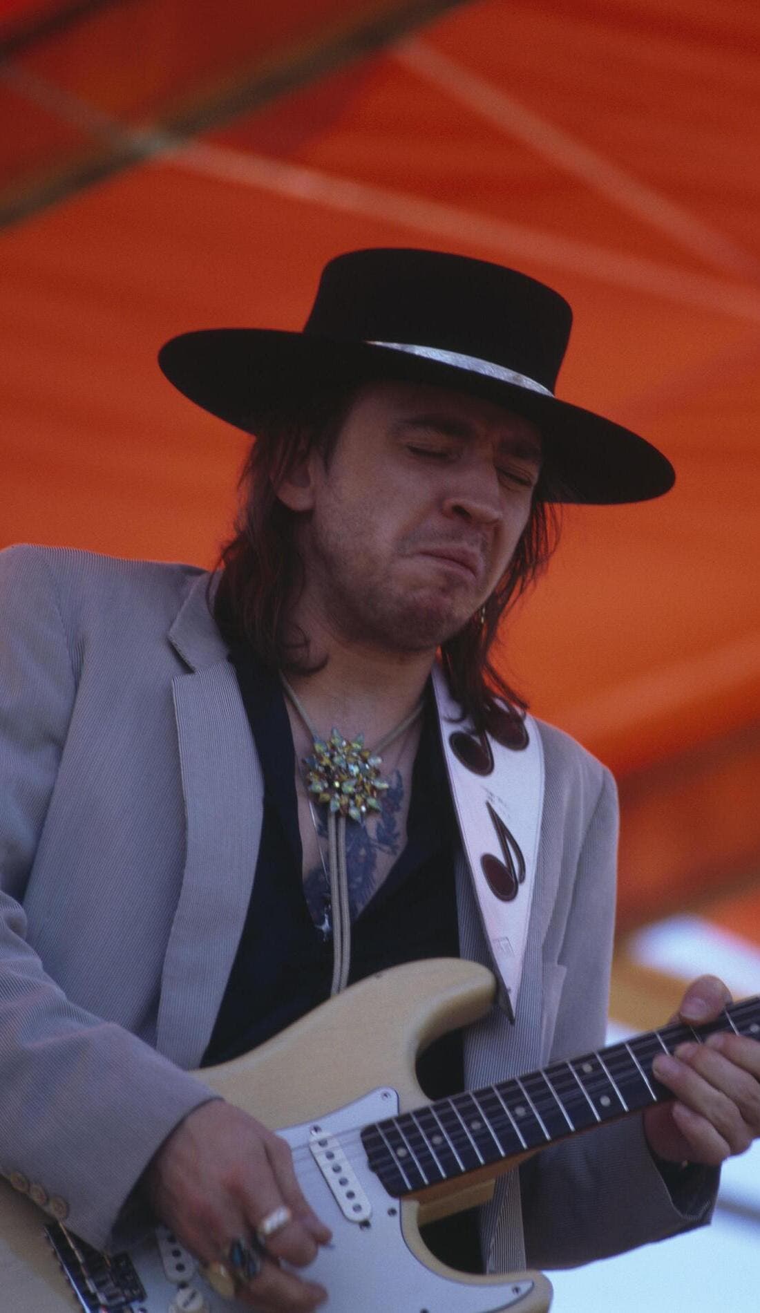 Stevie Ray Vaughan promotional image for upcoming events and ticket sales