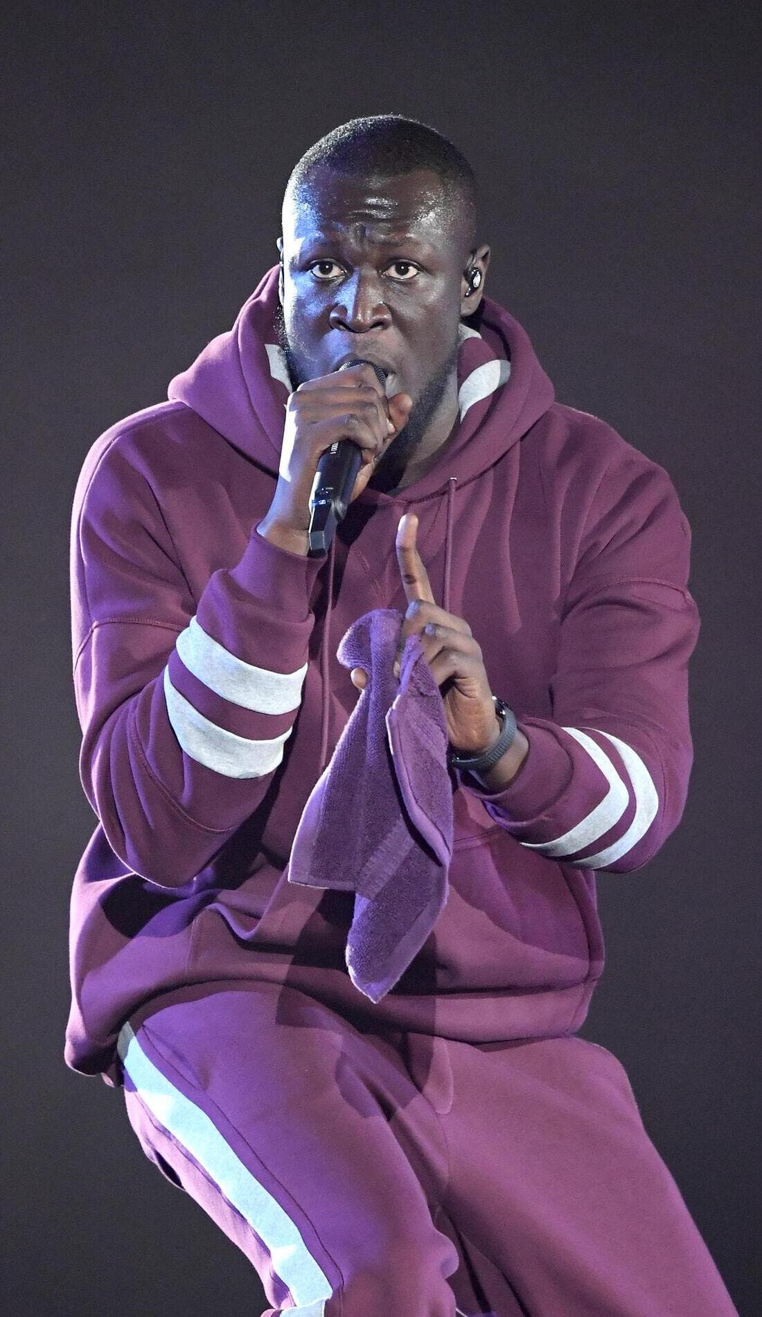 Stormzy promotional image for upcoming events and ticket sales