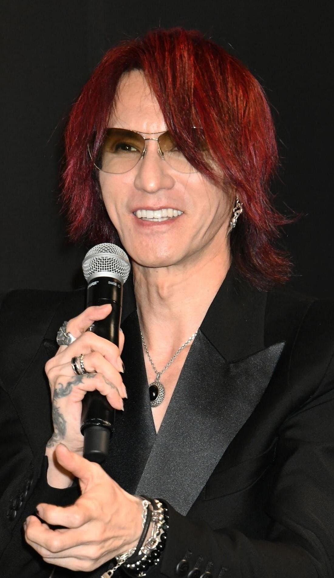 SUGIZO promotional image for upcoming events and ticket sales