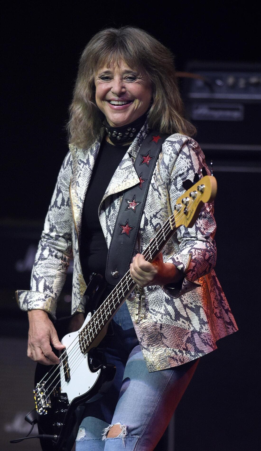 Suzi Quatro promotional image for upcoming events and ticket sales