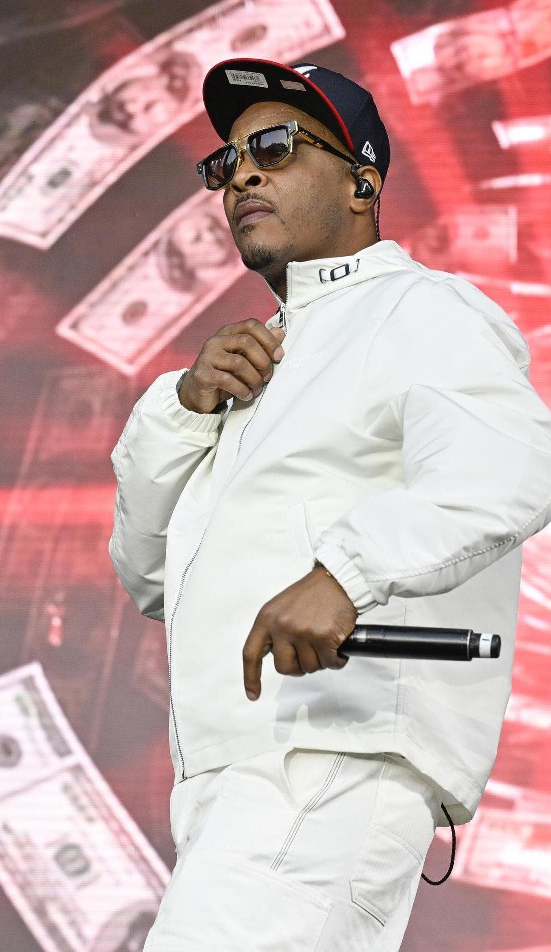 T.I. promotional image for upcoming events and ticket sales