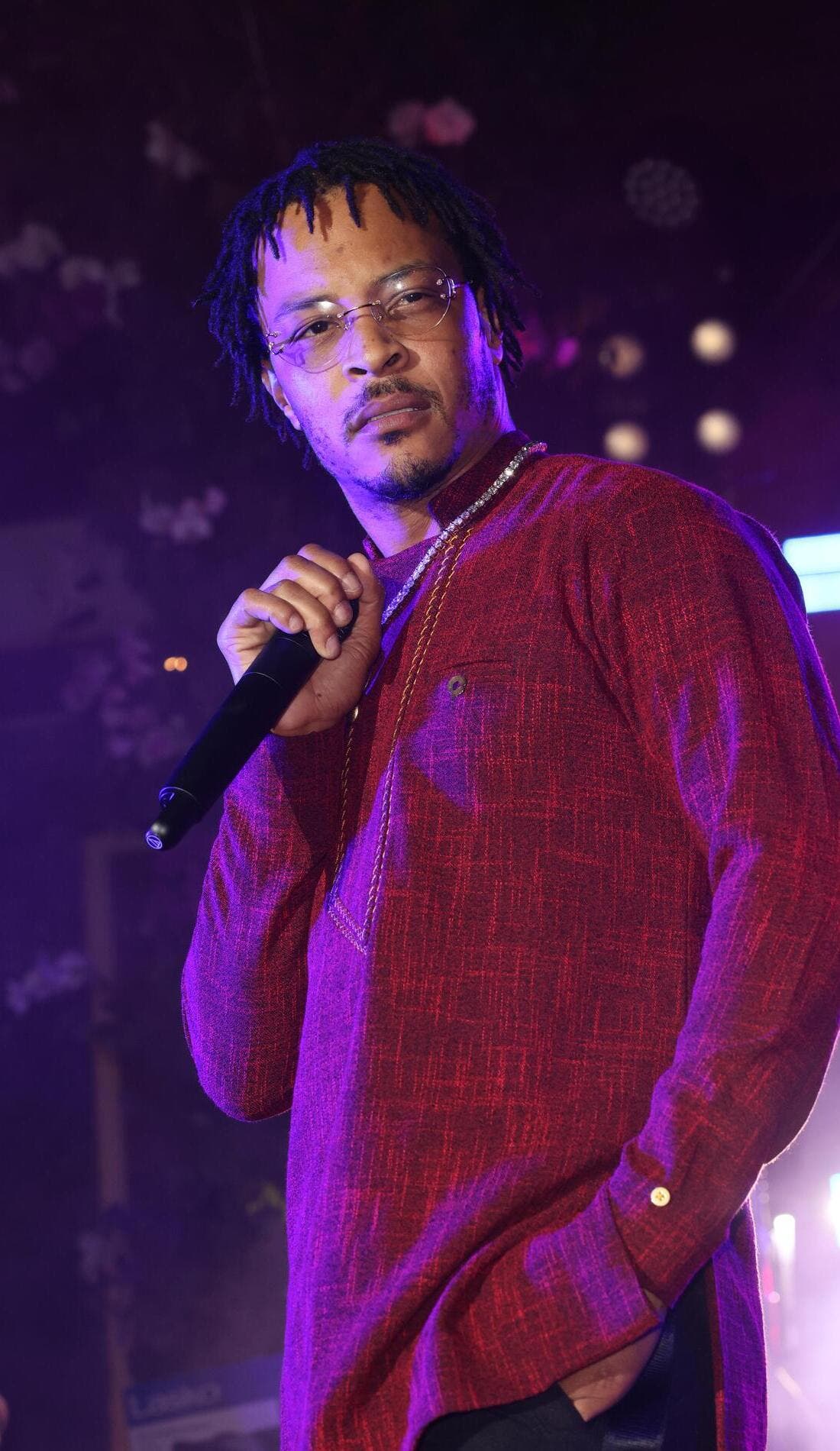 T.I. promotional image for upcoming events and ticket sales