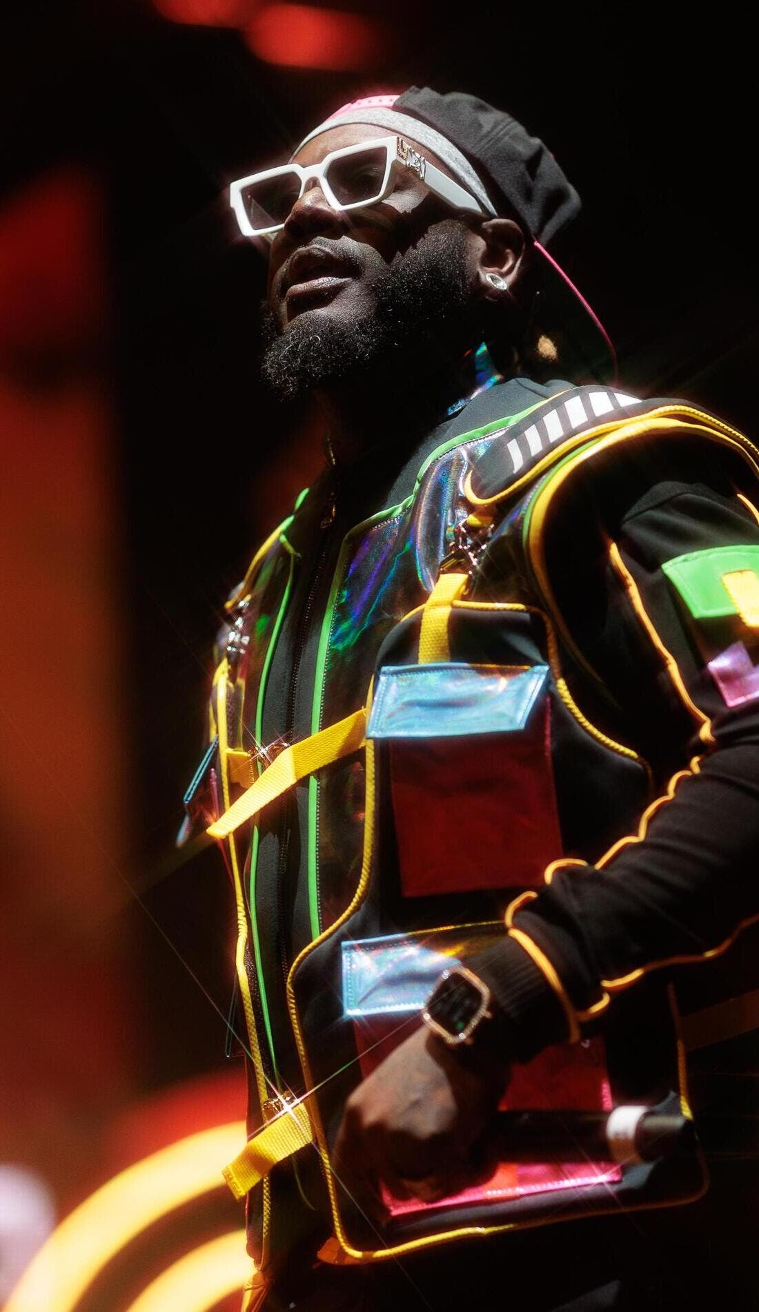 T-Pain promotional image for upcoming events and ticket sales