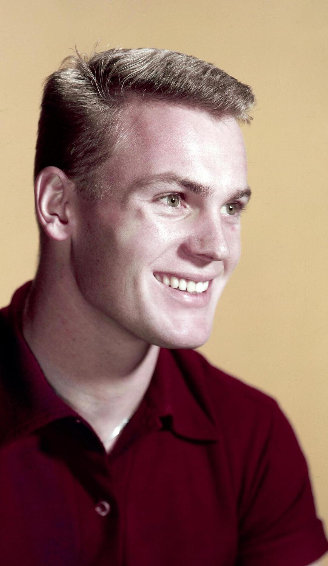 Tab Hunter promotional image for upcoming events and ticket sales