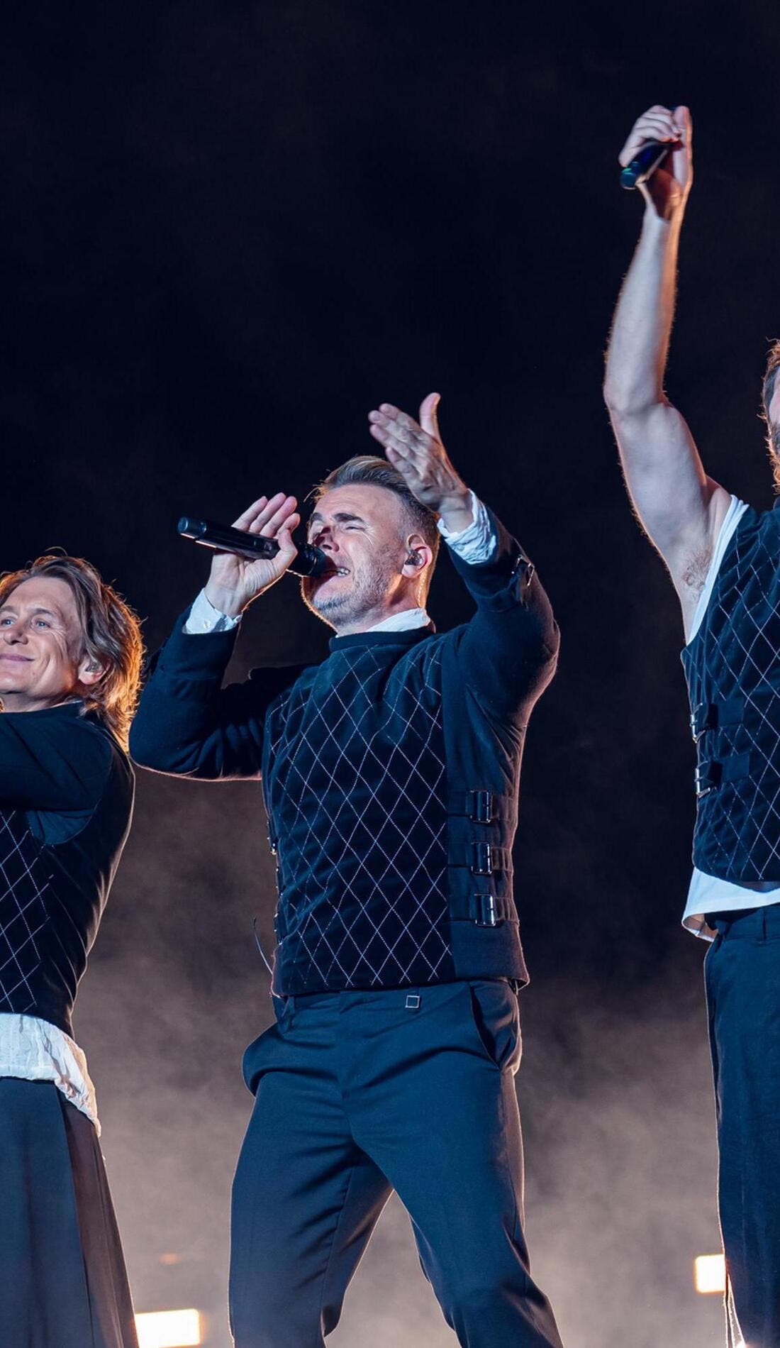 Take That promotional image for upcoming events and ticket sales