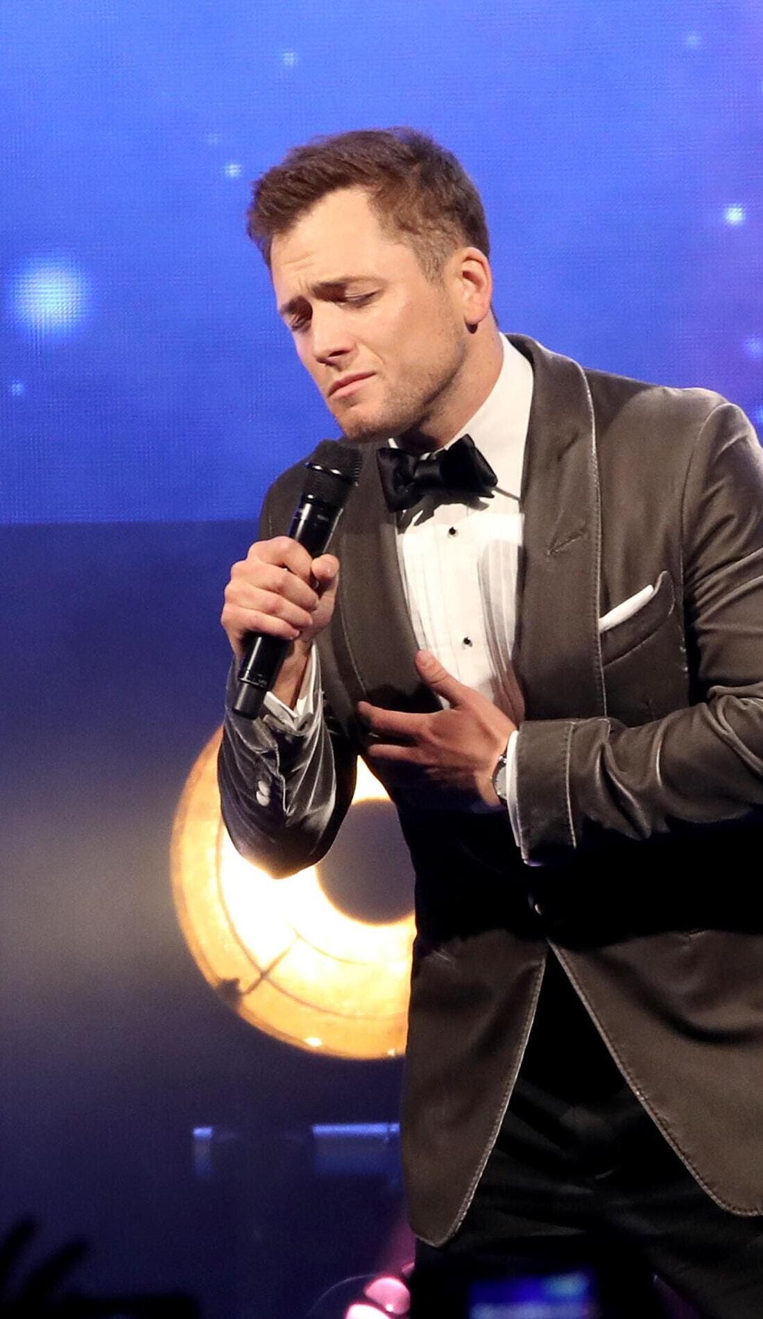 Taron Egerton promotional image for upcoming events and ticket sales