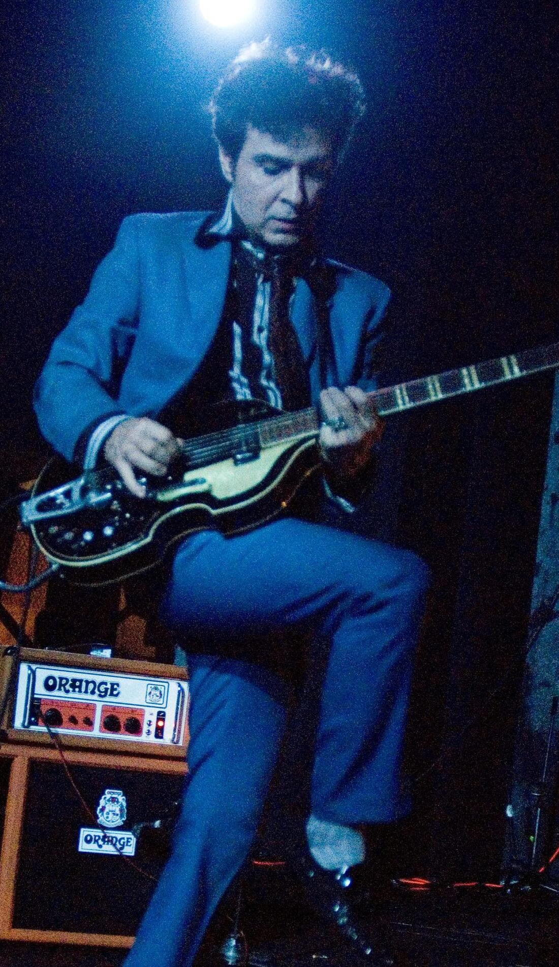 Tav Falco promotional image for upcoming events and ticket sales