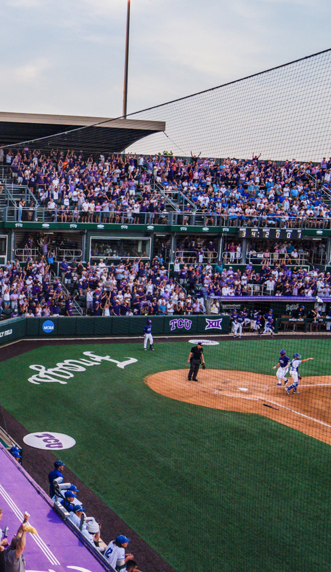 TCU Horned Frogs Baseball promotional image for upcoming events and ticket sales