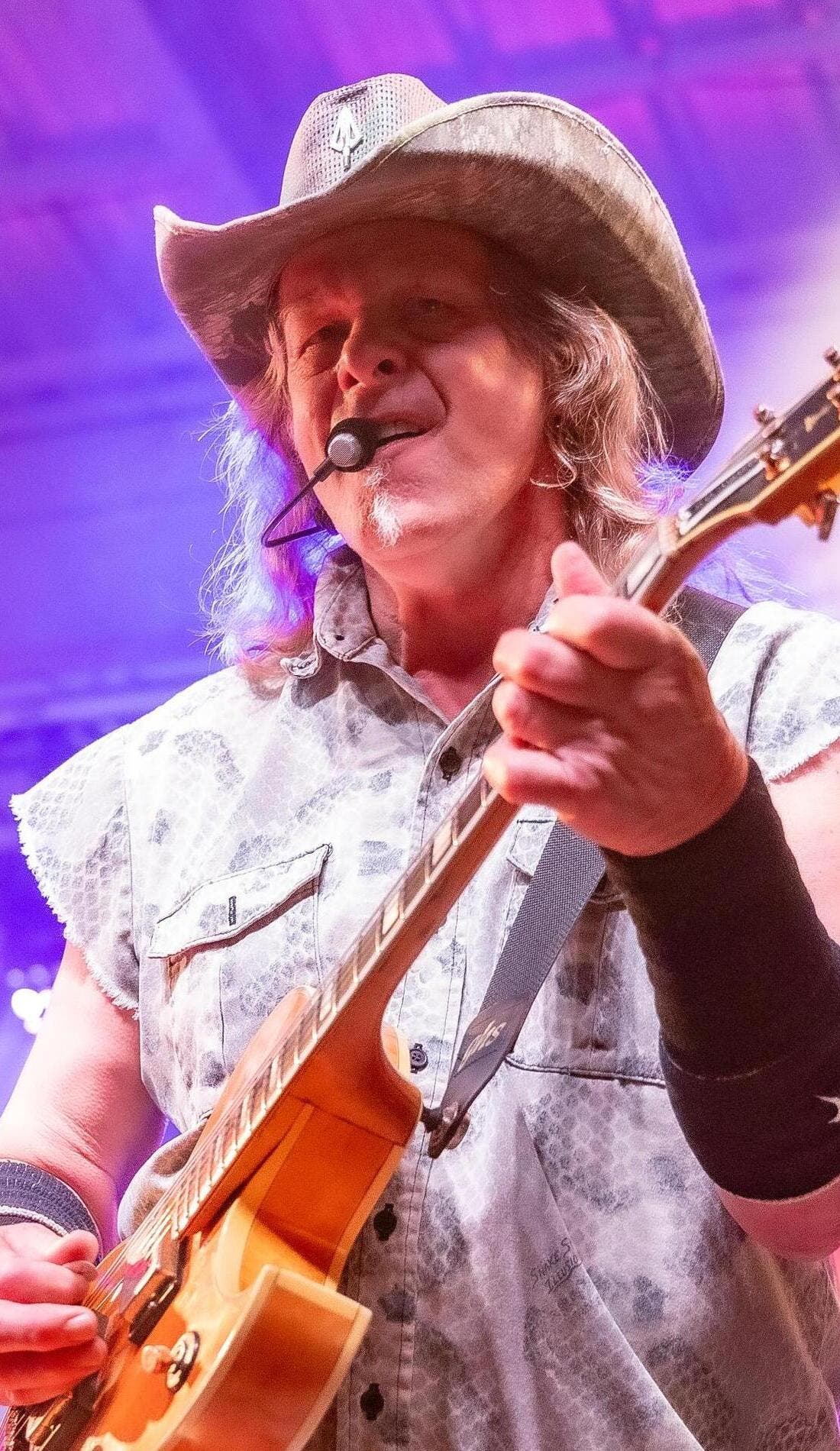 Ted Nugent promotional image for upcoming events and ticket sales in Milwaukee