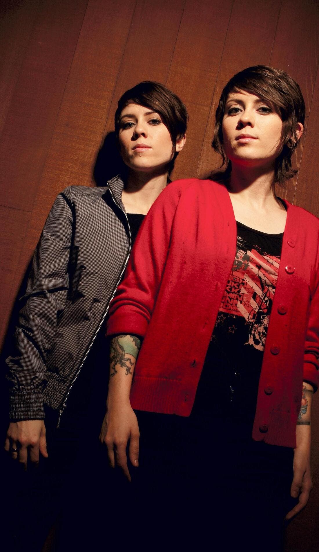 Tegan and Sara promotional image for upcoming events and ticket sales