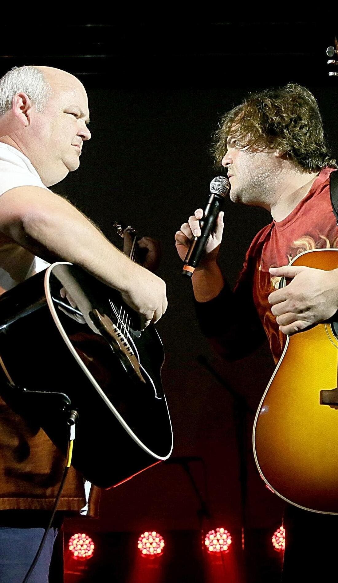 Tenacious D promotional image for upcoming events and ticket sales