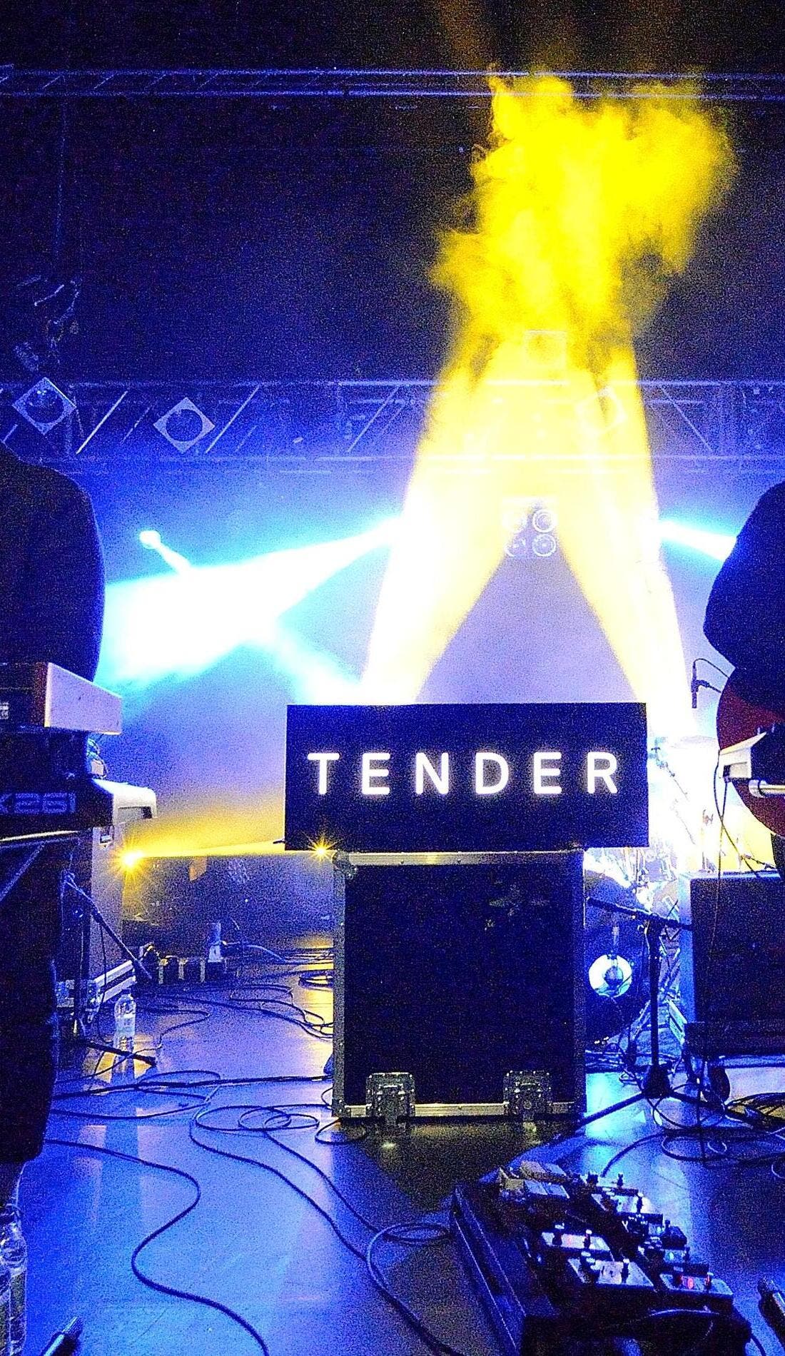 Tender promotional image for upcoming events and ticket sales