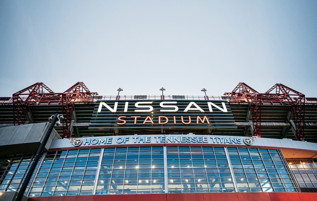 Promotional image for Rams at Titans tickets at Nissan Stadium on Sep 14, 2025