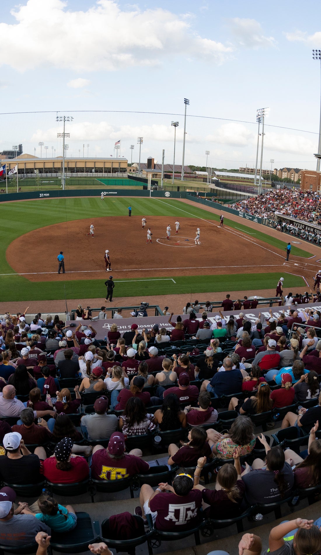 Texas A&M Aggies Softball promotional image for upcoming events and ticket sales
