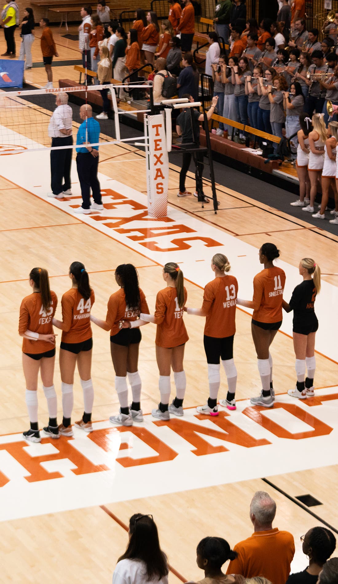 Texas Longhorns Womens Volleyball promotional image for upcoming events and ticket sales