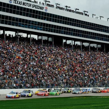 Promotional image of Texas Motor Speedway Race