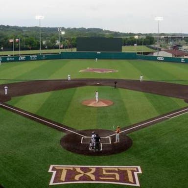 Promotional image of Texas State Bobcats Baseball