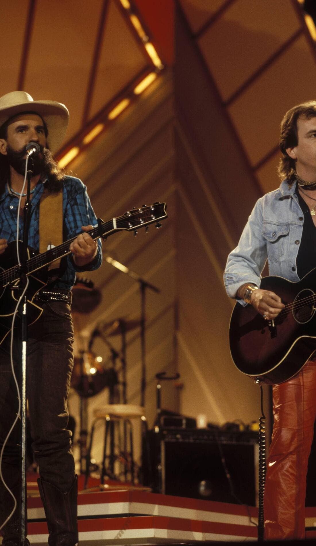 The Bellamy Brothers promotional image for upcoming events and ticket sales in Pensacola