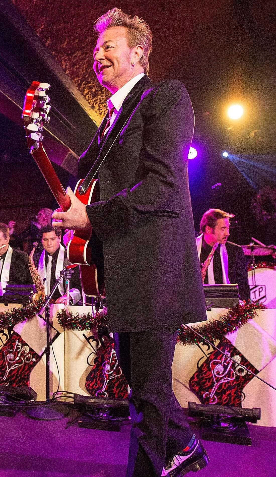 The Brian Setzer Orchestra promotional image for upcoming events and ticket sales