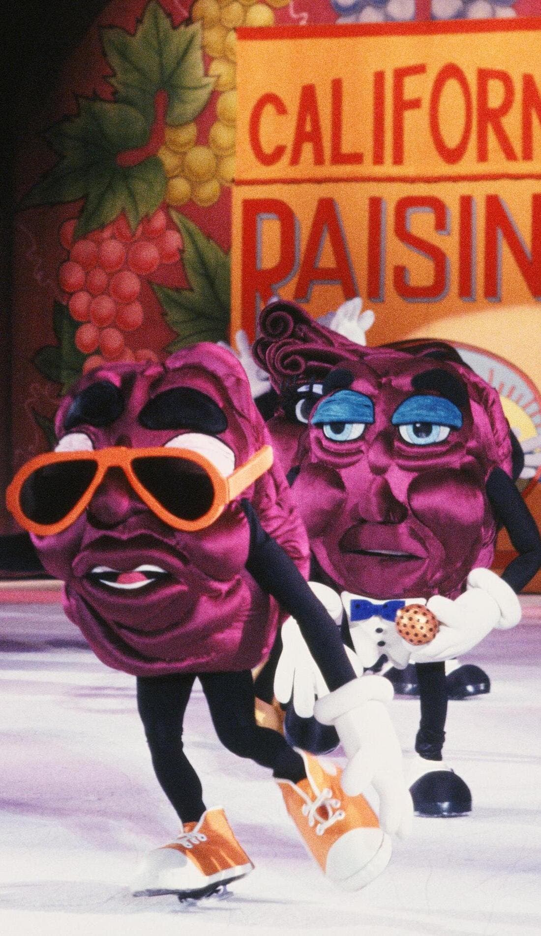The California Raisins promotional image for upcoming events and ticket sales