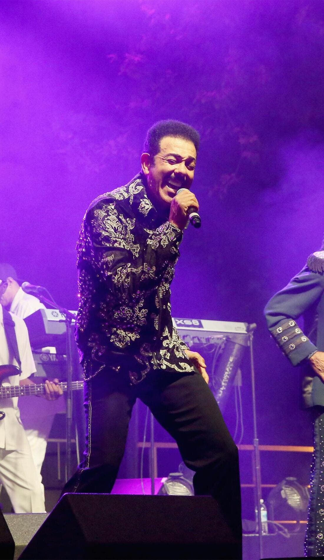 The Commodores image promotionnelle pour les événements à venir et la vente de billets en Palm Springs