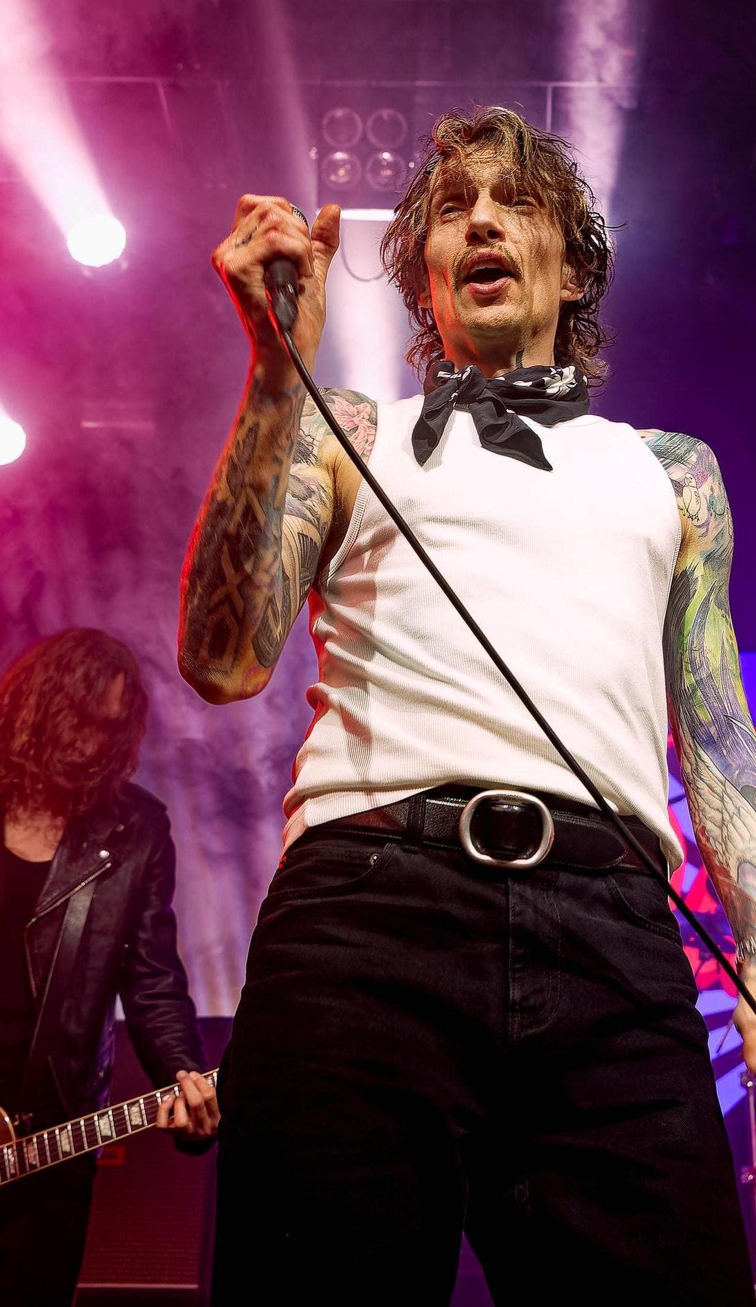 The Darkness promotional image for upcoming events and ticket sales