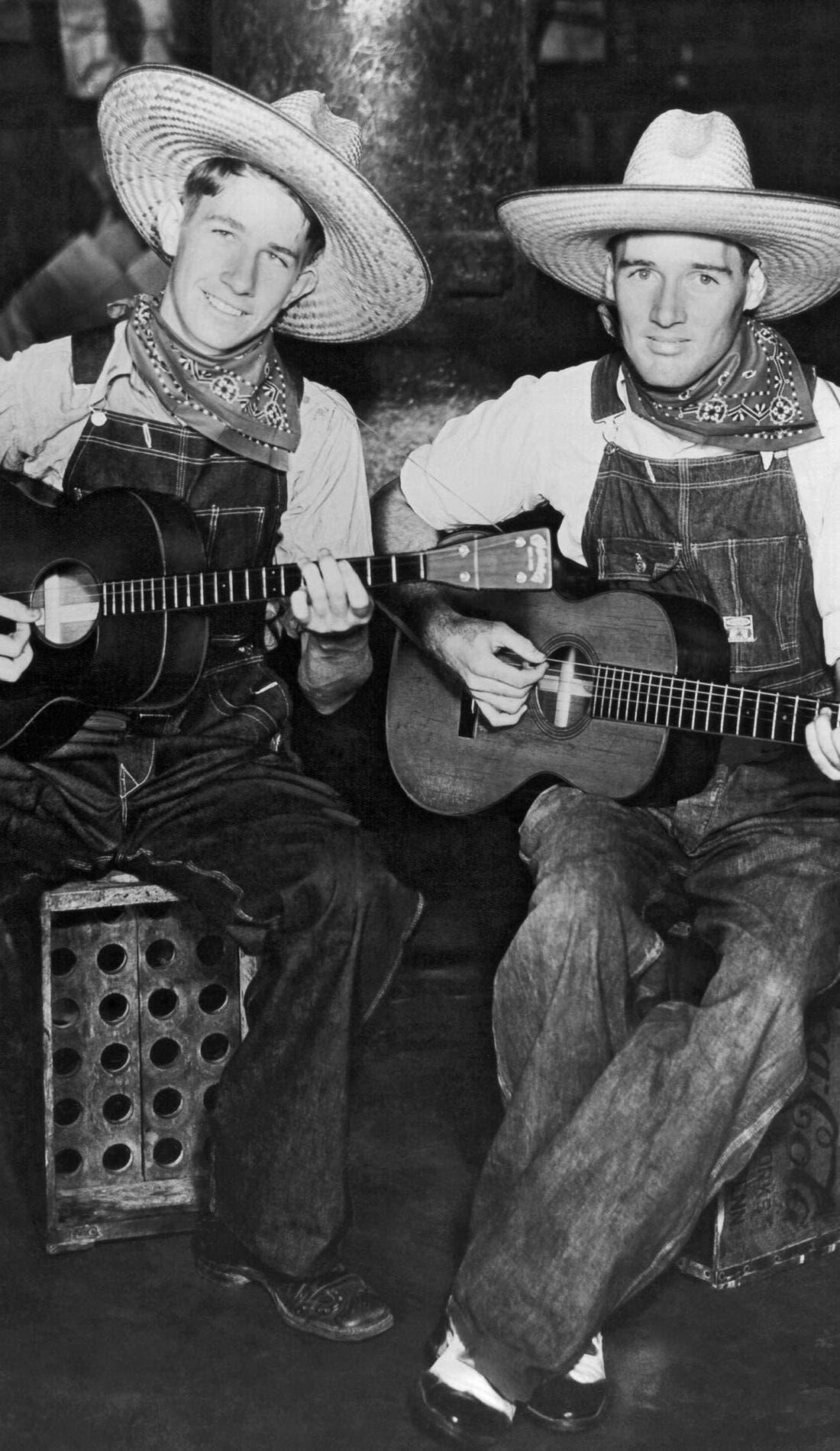 The Delmore Brothers promotional image for upcoming events and ticket sales