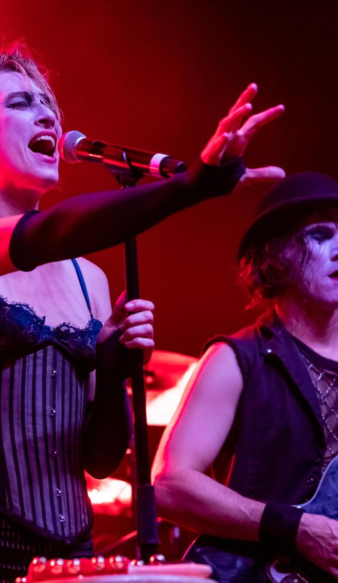 The Dresden Dolls promotional image for upcoming events and ticket sales