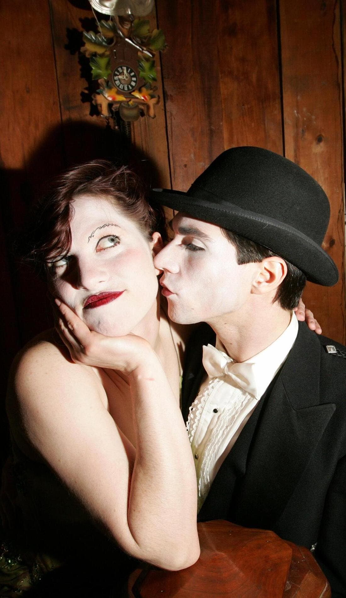 The Dresden Dolls promotional image for upcoming events and ticket sales