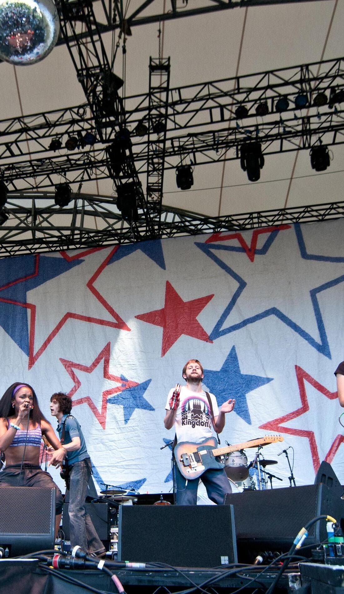 The Go! Team promotional image for upcoming events and ticket sales