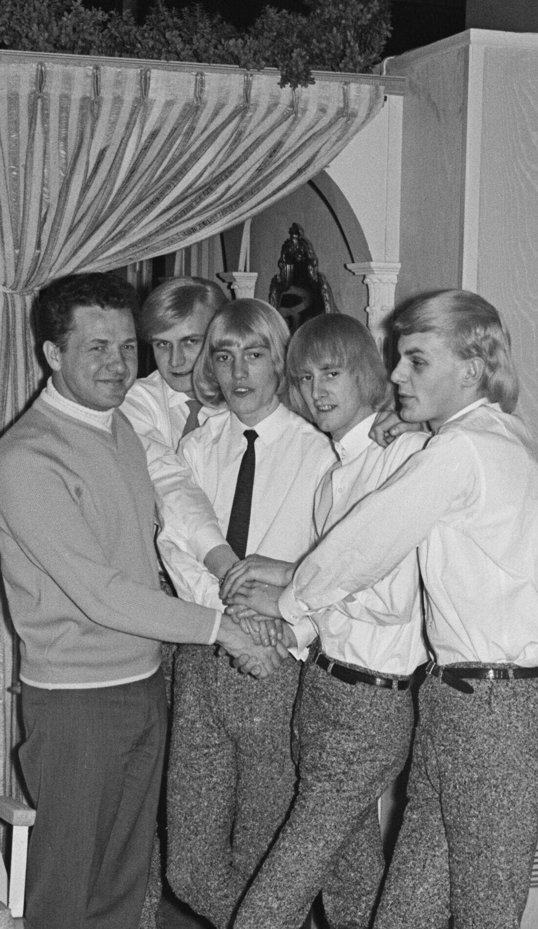 The Hullaballoos promotional image for upcoming events and ticket sales