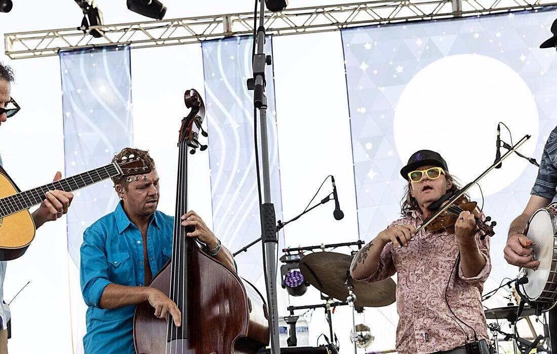 Promotional image for The Infamous Stringdusters with The California Honeydrops tickets at Ting Pavilion on Oct 11, 2025