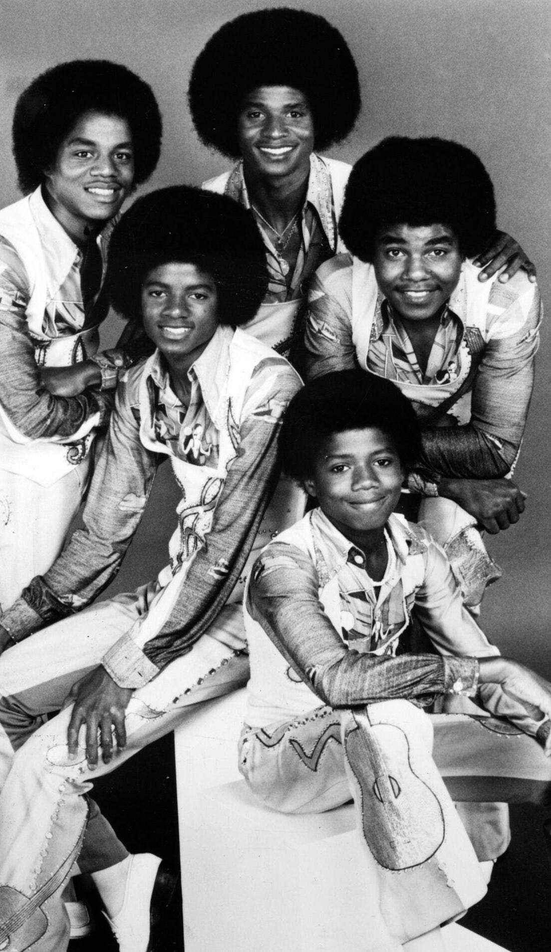 The Jackson 5 promotional image for upcoming events and ticket sales