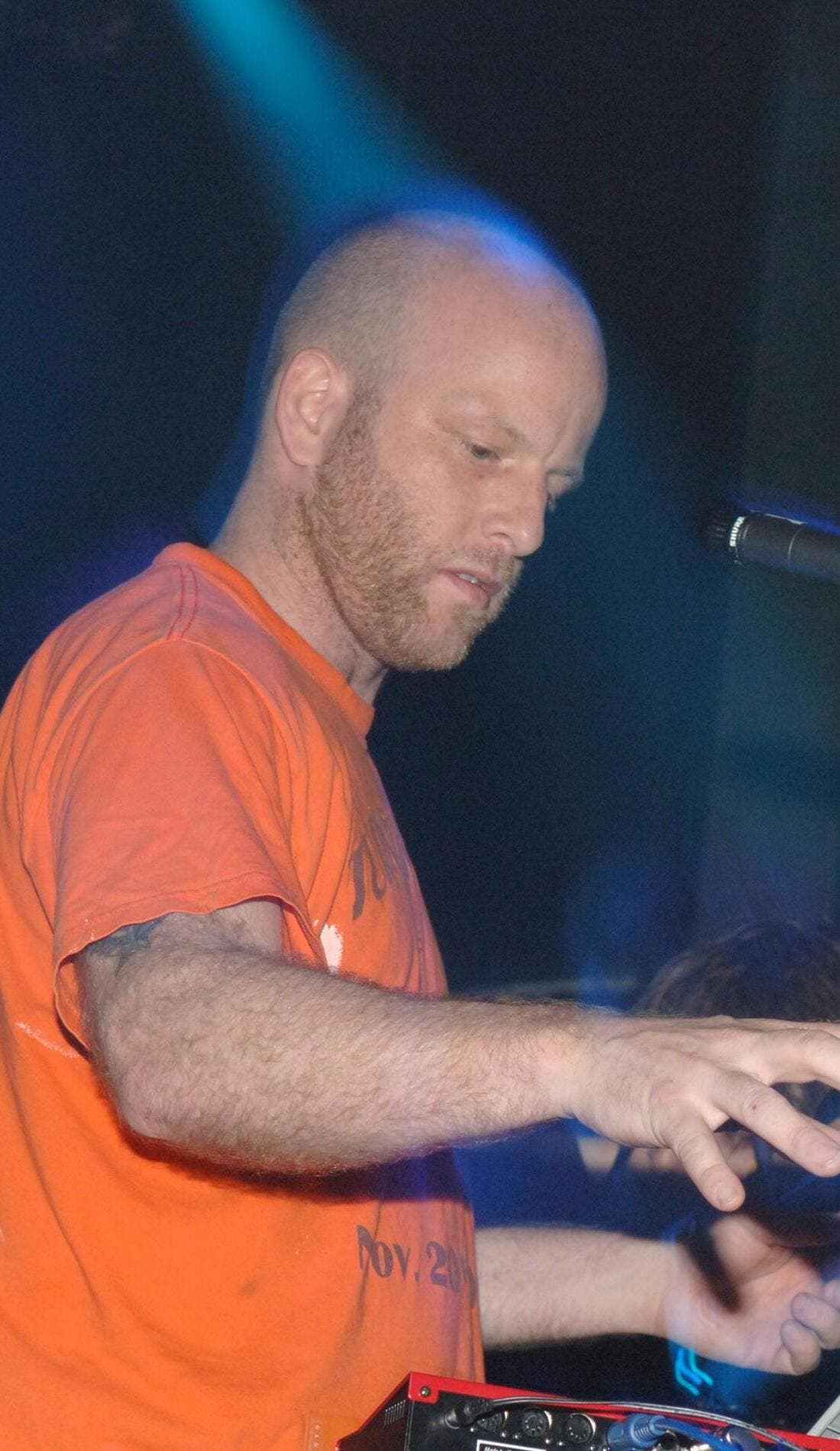 The Juan Maclean promotional image for upcoming events and ticket sales