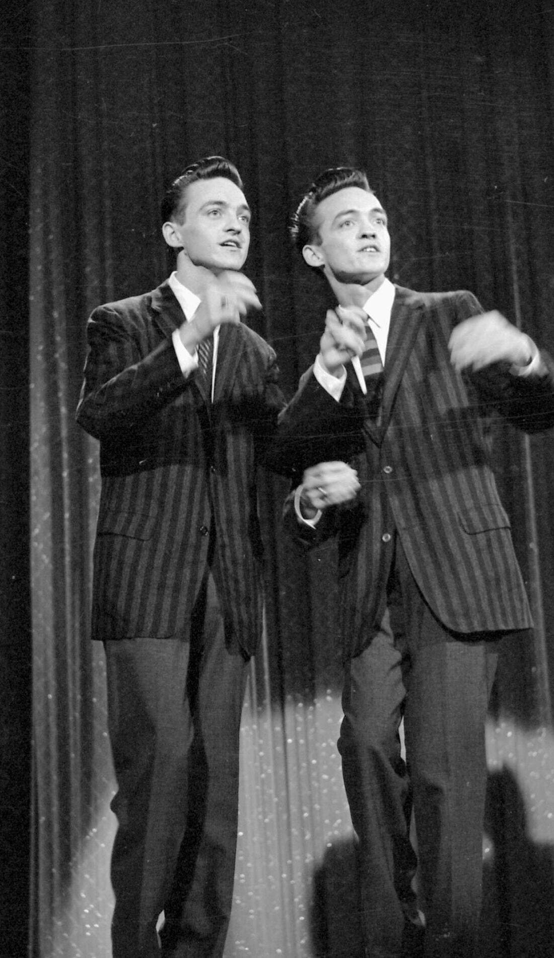 The Kalin Twins promotional image for upcoming events and ticket sales
