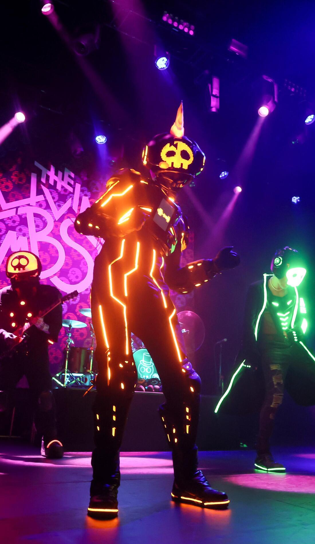 The Living Tombstone promotional image for upcoming events and ticket sales