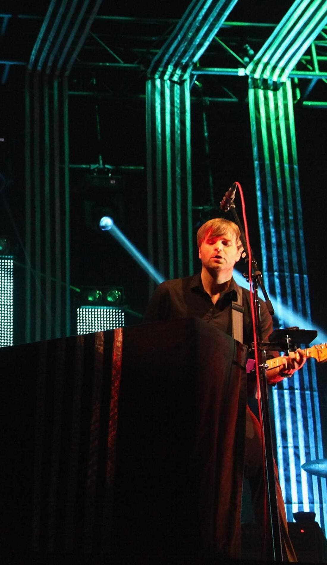 The Postal Service promotional image for upcoming events and ticket sales