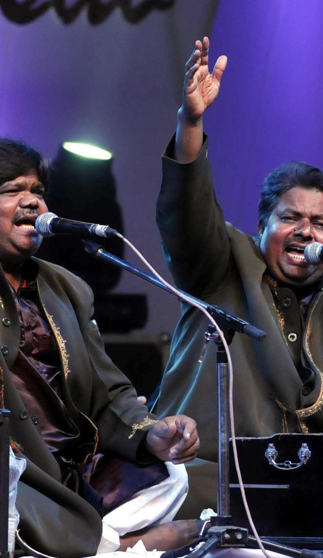 The Sabri Brothers promotional image for upcoming events and ticket sales