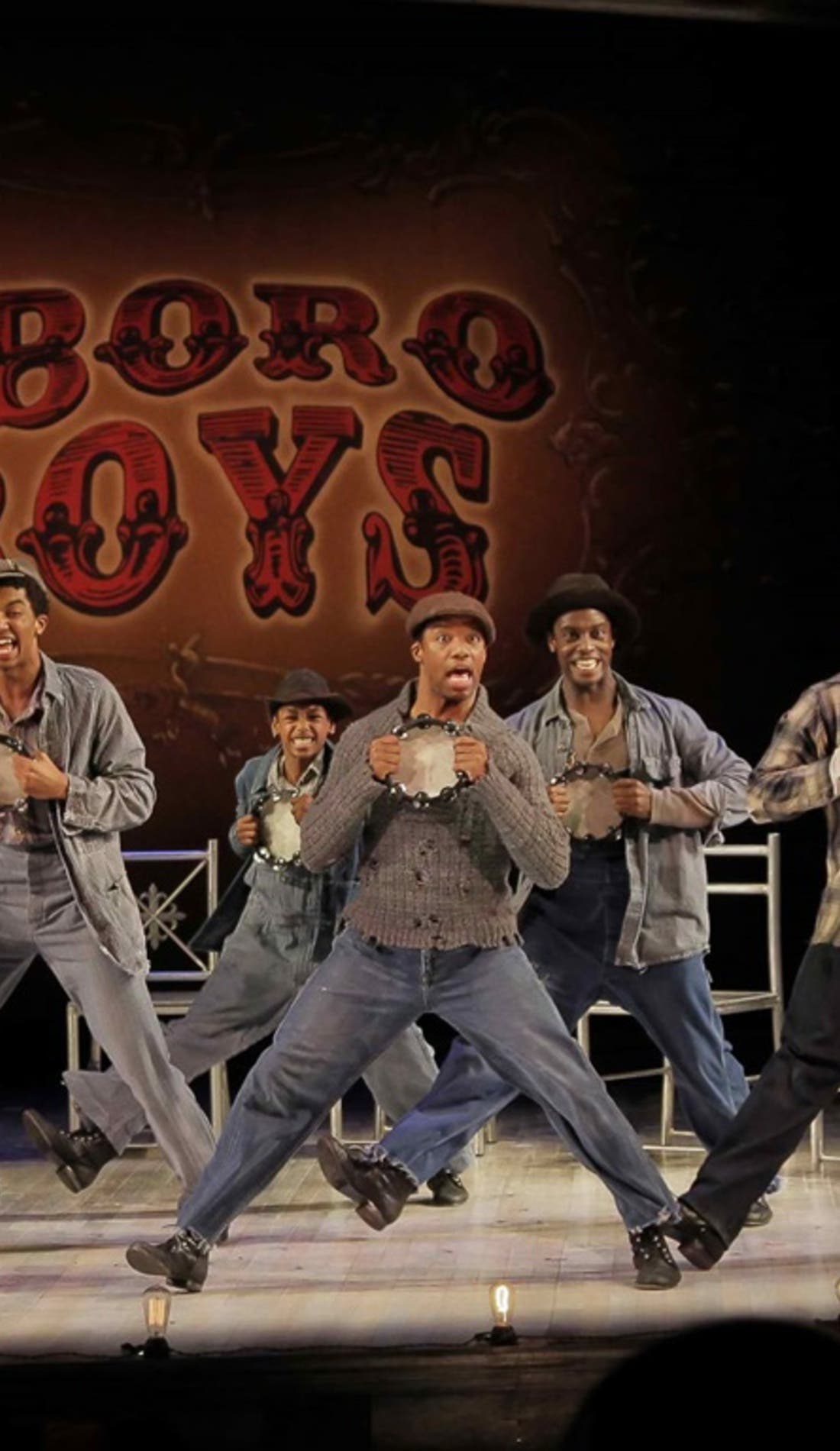 The Scottsboro Boys promotional image for upcoming events and ticket sales