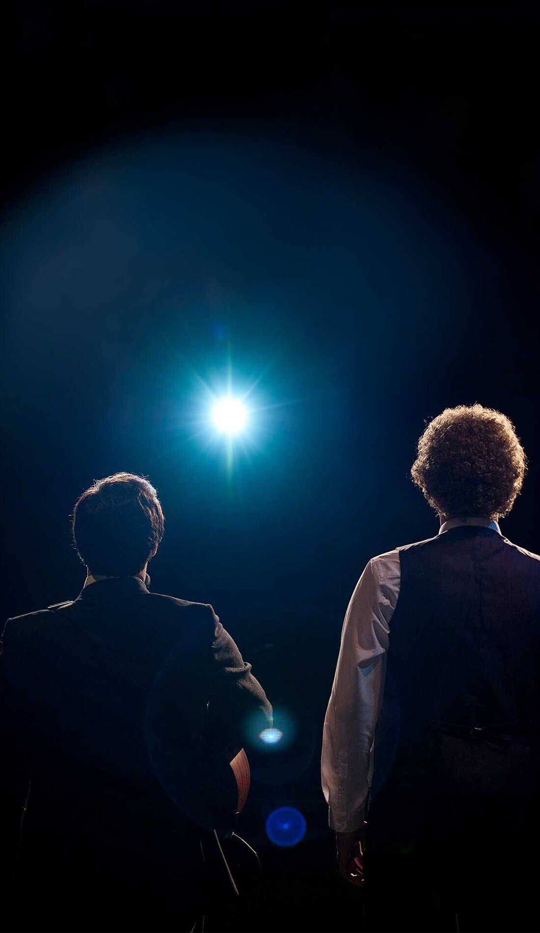 The SImon and Garfunkle story promotional image for upcoming events and ticket sales