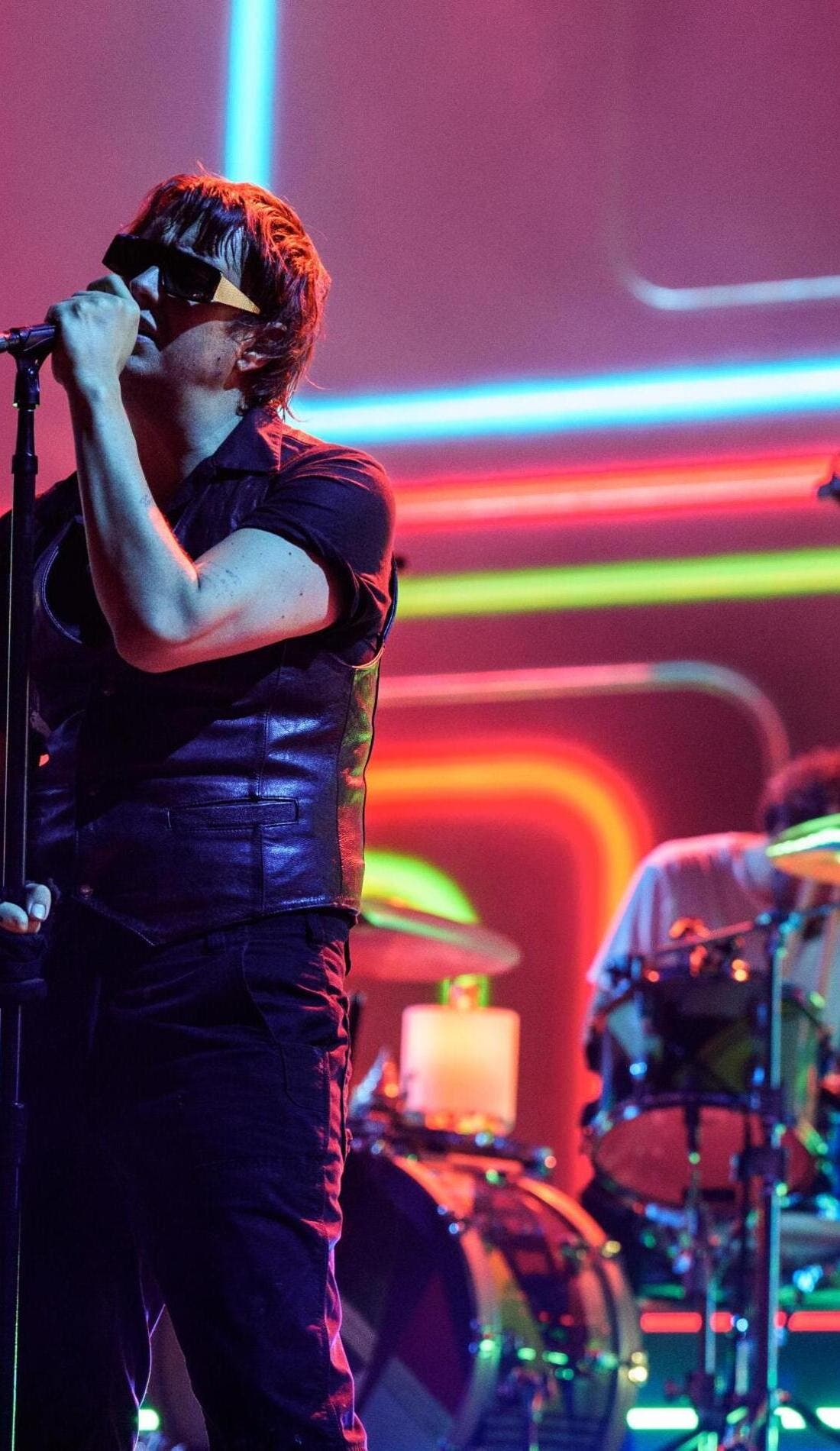 The Strokes promotional image for upcoming events and ticket sales