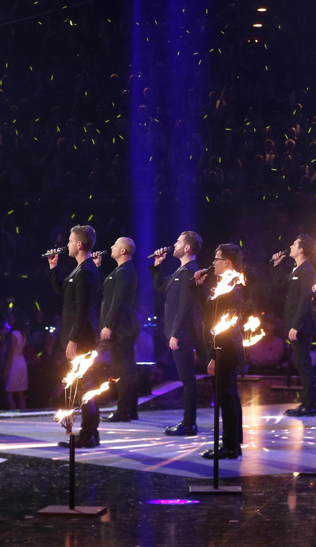 The Ten Tenors promotional image for upcoming events and ticket sales
