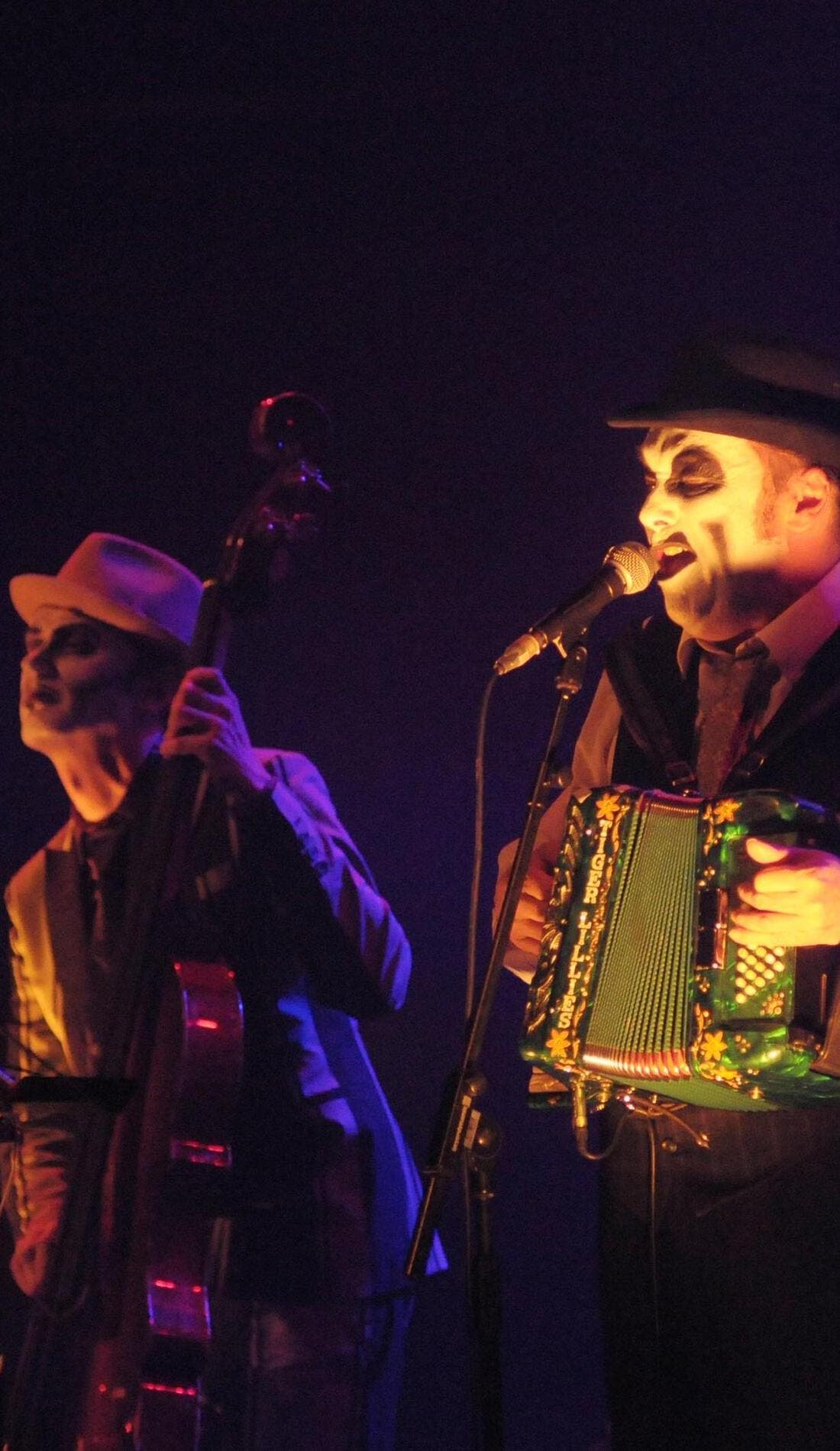 The Tiger Lillies promotional image for upcoming events and ticket sales