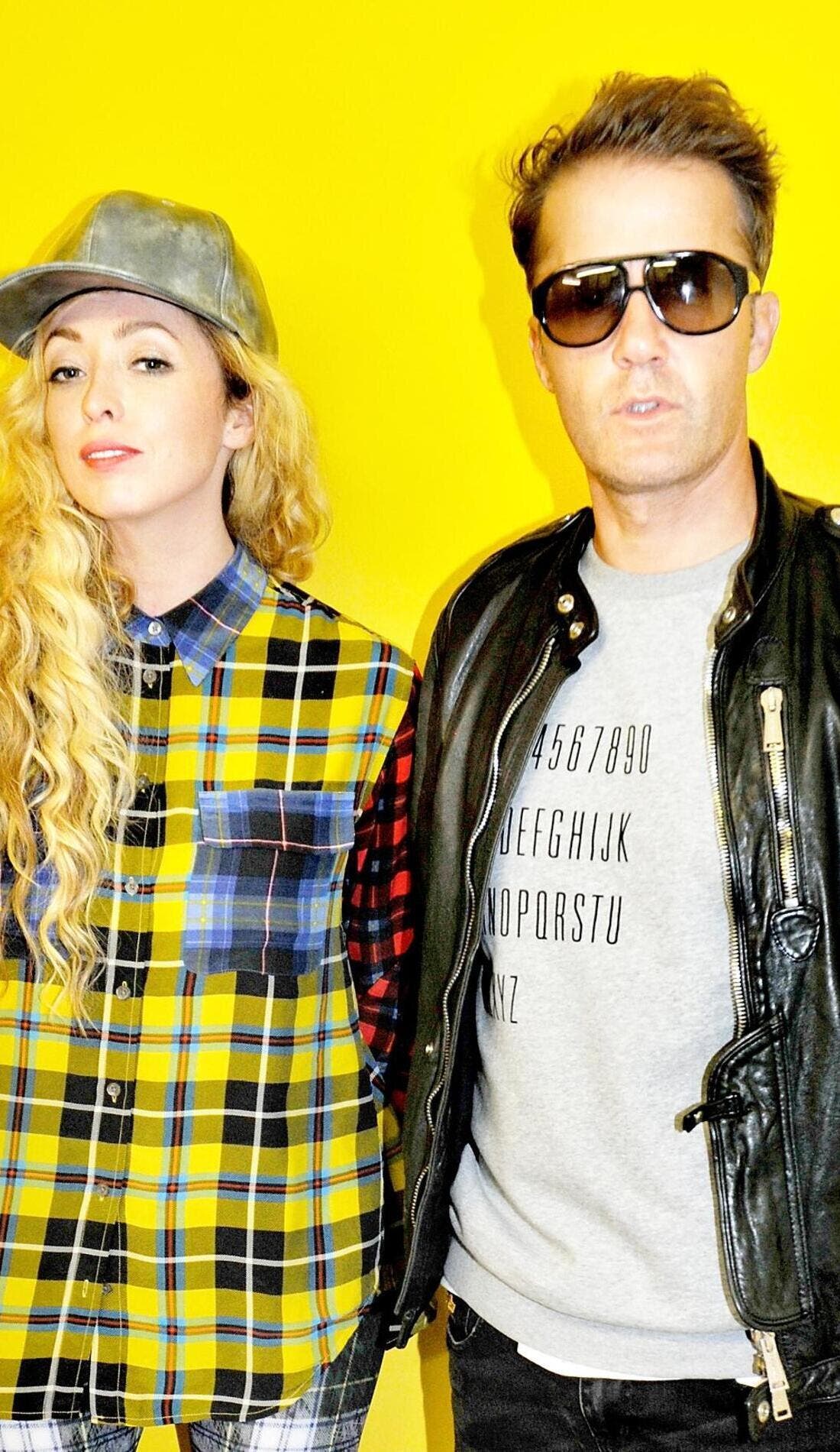 The Ting Tings promotional image for upcoming events and ticket sales