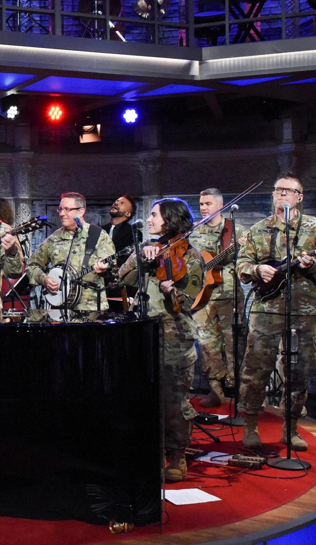 The United States Army Field Band promotional image for upcoming events and ticket sales