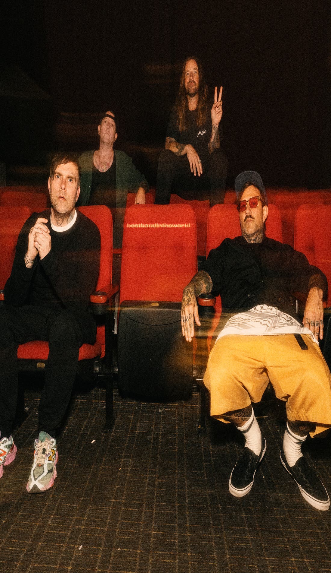 The Used promotional image for upcoming events and ticket sales